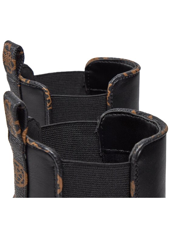 Guess Guess Kotníková obuv s elastickým prvkem FL8REN ELE10 Černá