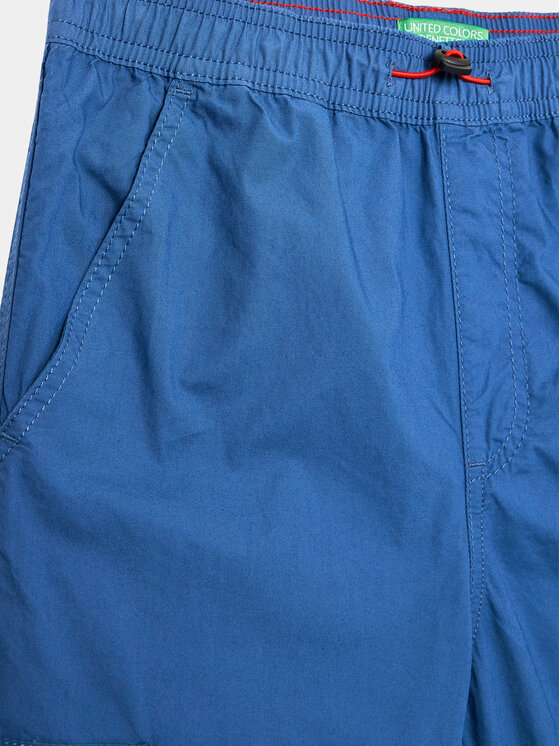 United Colors Of Benetton United Colors Of Benetton Hlače iz tkanine 4AC7CF01X Modra Regular Fit