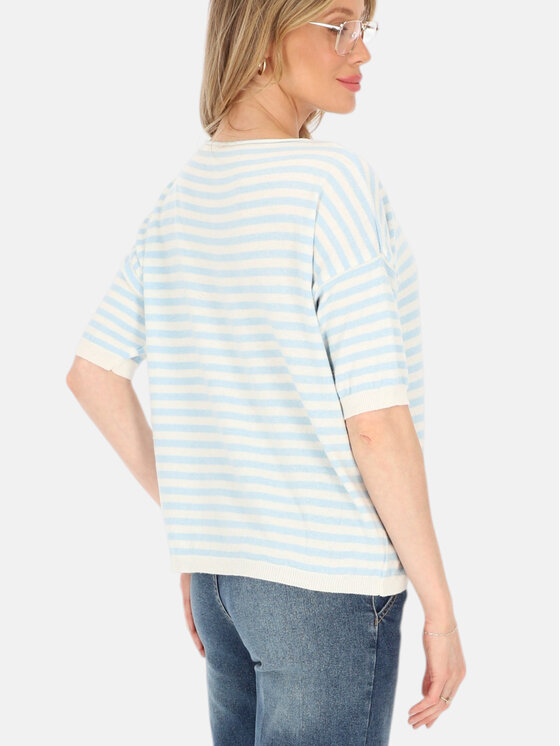 L’AF L’AF Sweter Sofi Niebieski Oversize