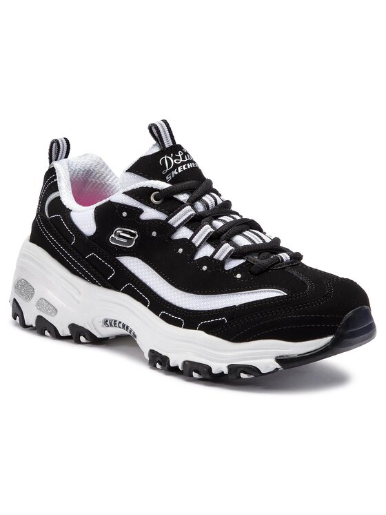 Skechers Skechers Снікерcи D'lites Biggest Fan 11930/BKW Чорний