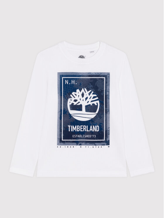 Timberland Majica T25T39 D Bijela Regular Fit