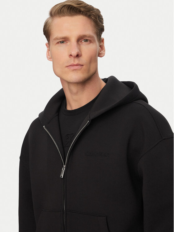 Calvin Klein Calvin Klein Hanorac LV04RE218G Negru Relaxed Fit