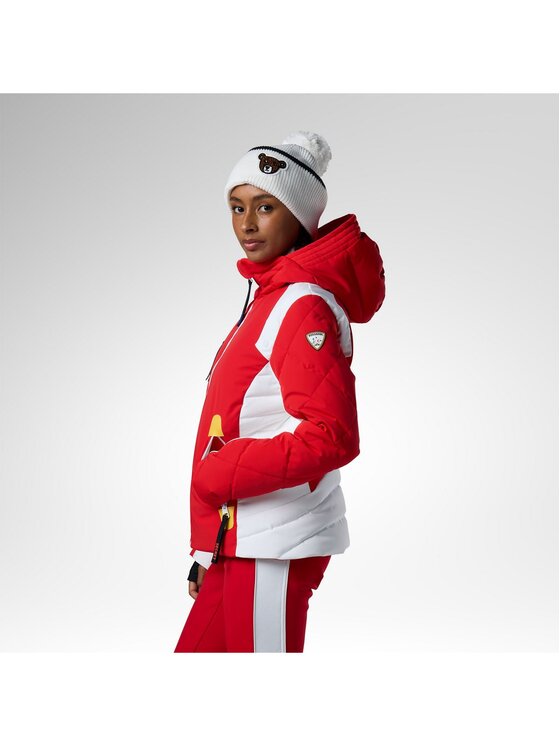 Rossignol Rossignol Kurtka narciarska W Jcc Valdiz Down Ski Jacket Czerwony Slim Fit