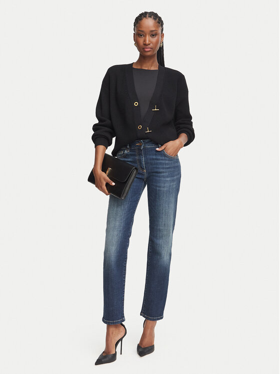 Elisabetta Franchi Elisabetta Franchi Ζακέτα MK-01S-66E2-V400 Μαύρο Regular Fit