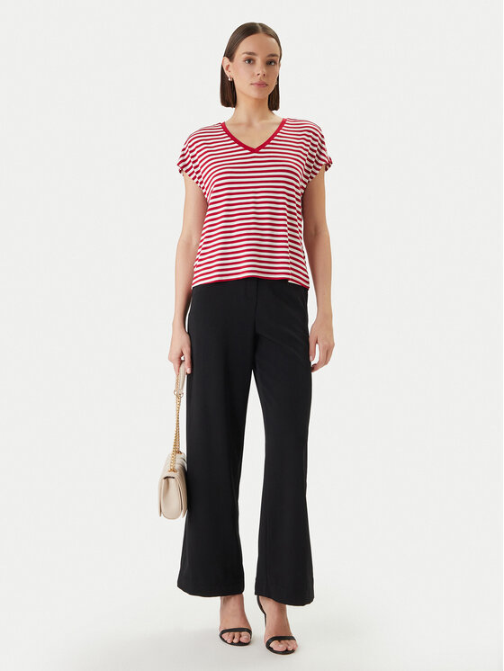 Morgan Morgan Palazzohose 242-PBIRD Schwarz Wide Leg