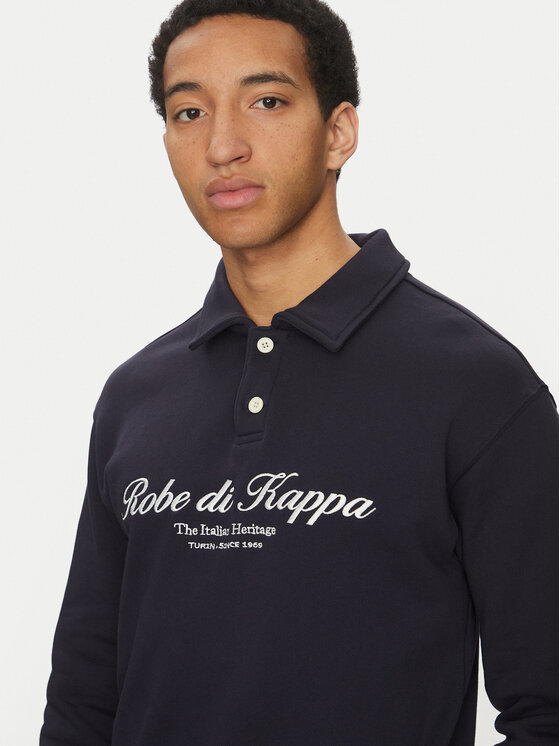 Robe di Kappa Robe di Kappa Pulóver Robe Giovani 631373W Sötétkék Regular Fit
