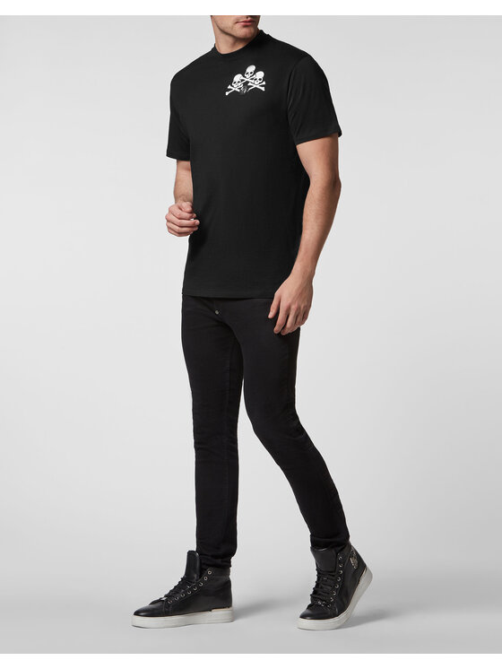 PHILIPP PLEIN PHILIPP PLEIN Tričko 209 Čierna Regular Fit