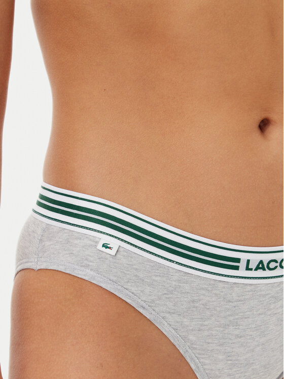 Lacoste Lacoste Klasične spodnje hlačke 8F1333 Siva