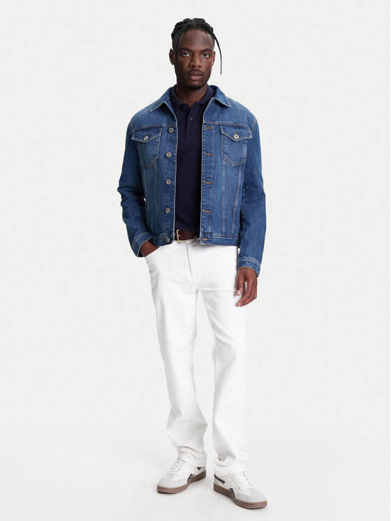 United Colors Of Benetton United Colors Of Benetton Geacă de blugi 2IPC53GV8 Bleumarin Regular Fit