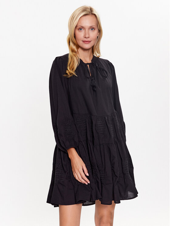 Seafolly Rochie de zi Corsica 54897-DR Negru Regular Fit