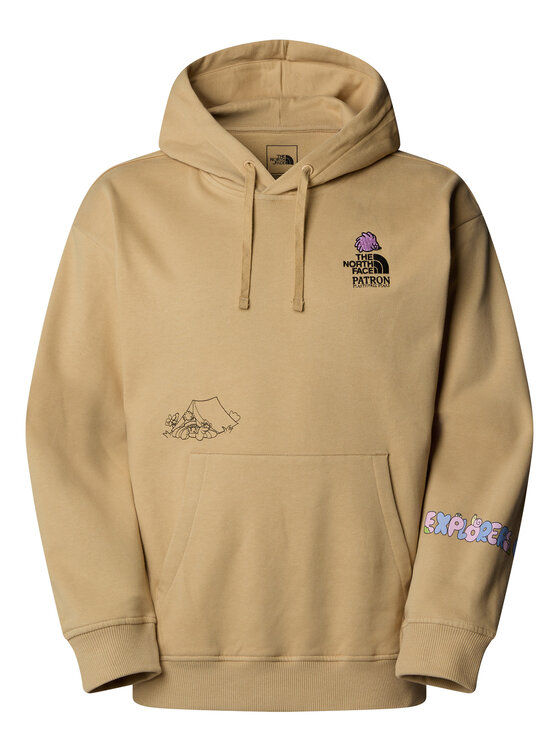The North Face The North Face Pulóver Unisex Mountain Cleanup NF0A8C2V Bézs Oversize