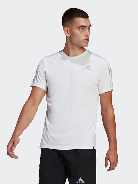 adidas adidas T-krekls Own the Run T-Shirt HB7444 Balts Regular Fit