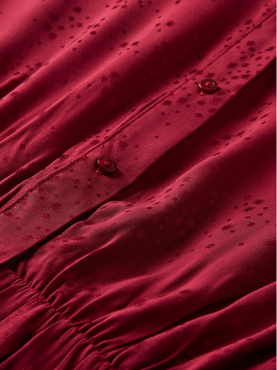 Scotch & Soda Scotch & Soda Krekla kleita 168917 Bordo Regular Fit