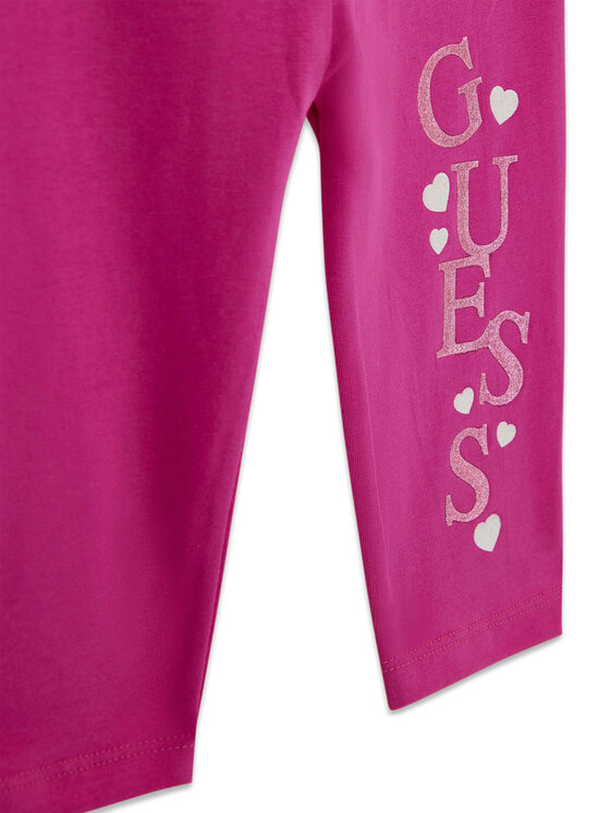 Guess Guess Legíny K6GB01 J1314 Ružová Slim Fit