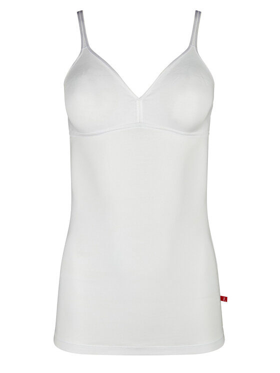 Huber Huber Biustonosz top 016200 Biały Slim Fit