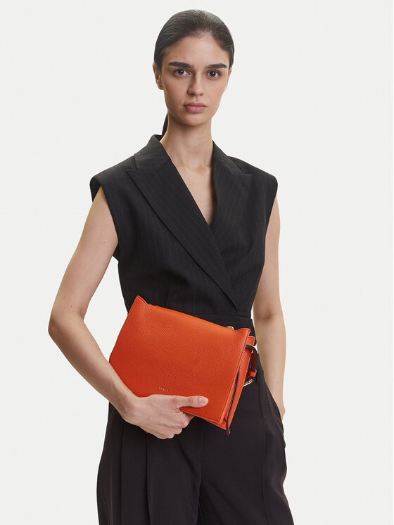 Furla Furla Torebka Nuvola S Crossbody WB01275-BX2045-O6000-1007 Czarny WB01275 HSF000 CN KP000 Pomarańczowy