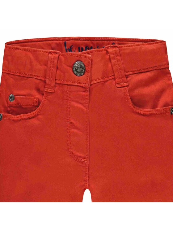 Kanz Kanz Spodnie materiałowe 1723014-2113 Czerwony Basic Fit