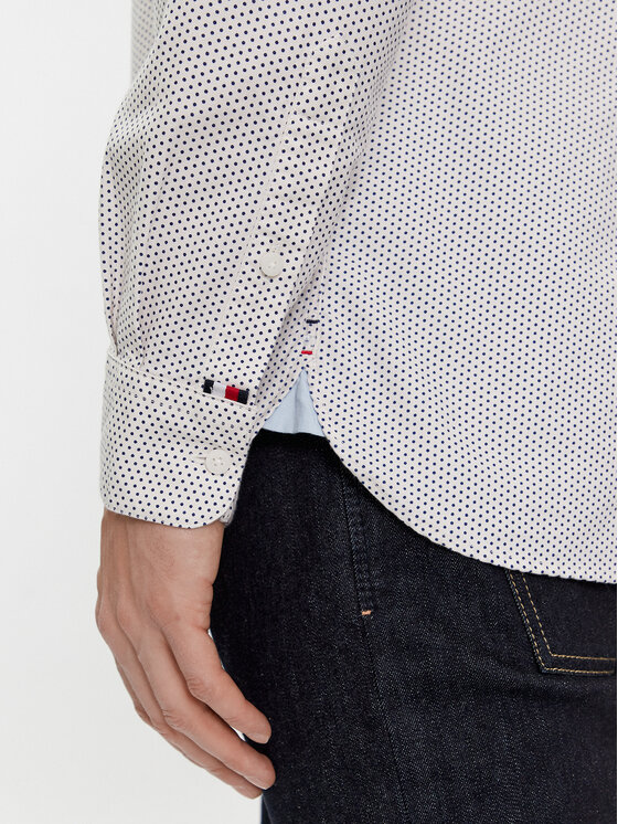 Tommy Hilfiger Tommy Hilfiger Marškiniai Oxford MW0MW33778 Mėlyna Slim Fit