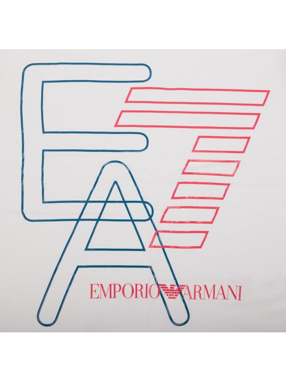 Emporio Armani Emporio Armani Mikina 3GTM57 TJ39Z Bílá Regular Fit