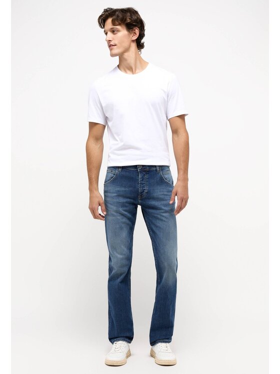 Mustang Mustang Jeansy Washington straight Niebieski Regular Fit