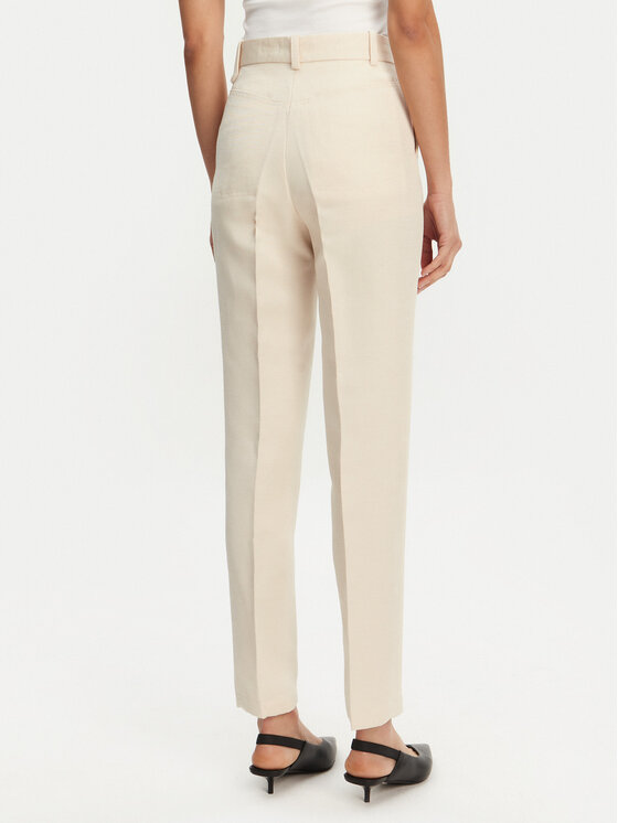 JACQUEMUS JACQUEMUS Hlače iz tkanine Le Pantalon Norma 25E251PA1381709 130 Bež Regular Fit