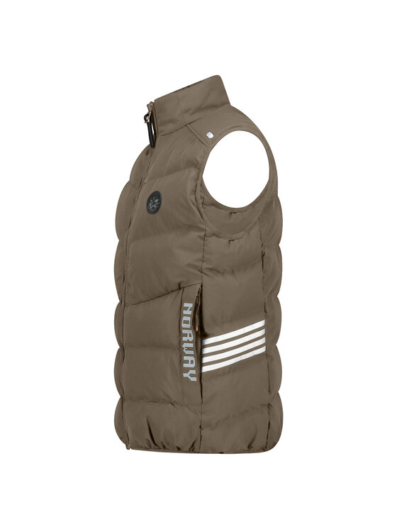 Geographical Norway Geographical Norway Kamizelka WZ8360H/GN-KAKI Zielony Reglan Fit