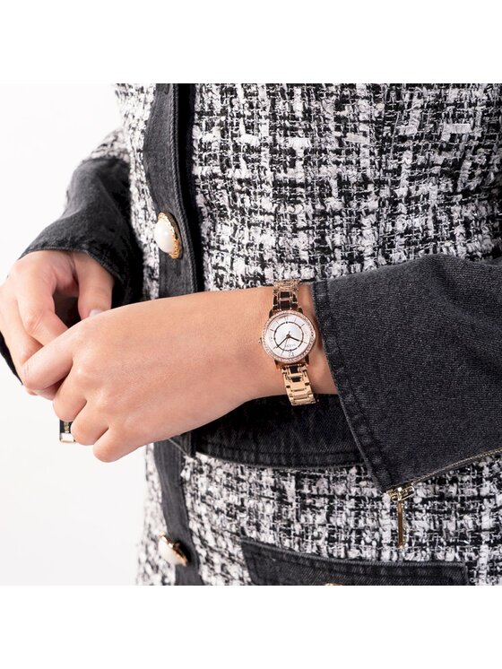 Guess Guess Ρολόι GW0468L3 Ροζ χρυσό