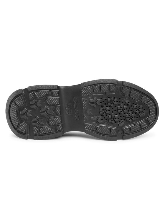 Geox Geox Polokozačky D Macaone B D04HZB 08554 C9999 Černá