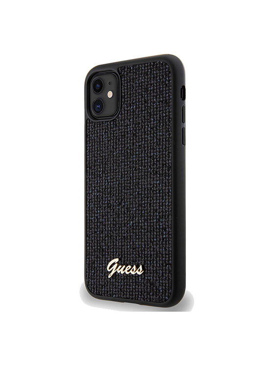 Guess Guess Etui na telefon iPhone 11 / Xr Czarny