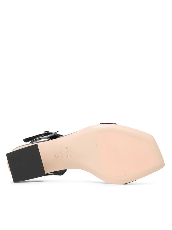 AGL AGL Sandale Angie D660001PCKB1201013 Negru