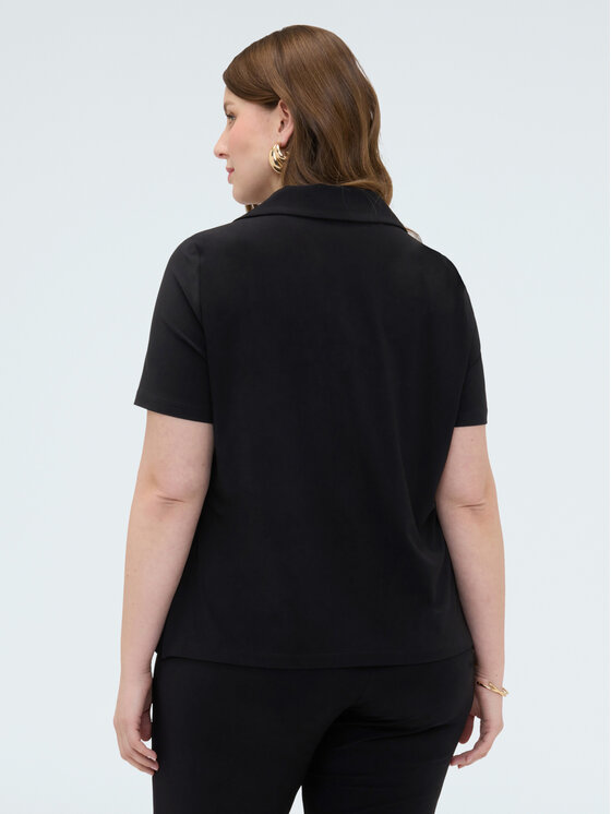 Fiorella Rubino Fiorella Rubino T-Shirt G06BL008980N033 Czarny Regular Fit