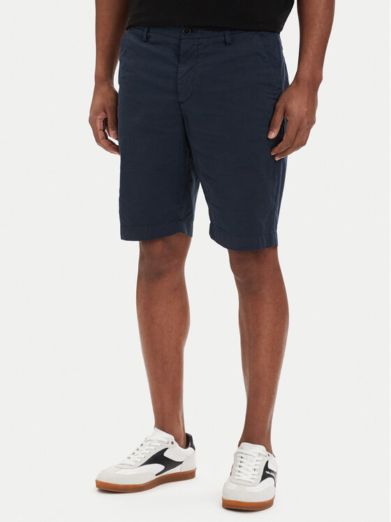 KARL LAGERFELD KARL LAGERFELD Šortky z materiálu 265320 562802 Tmavomodrá Regular Fit