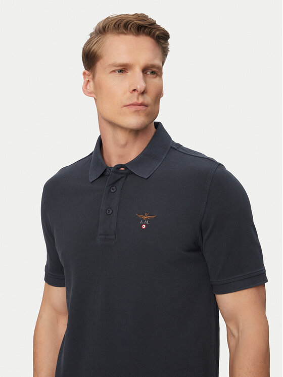 Aeronautica Militare Aeronautica Militare Polo 261PO1925UP00406 Blu scuro Regular Fit