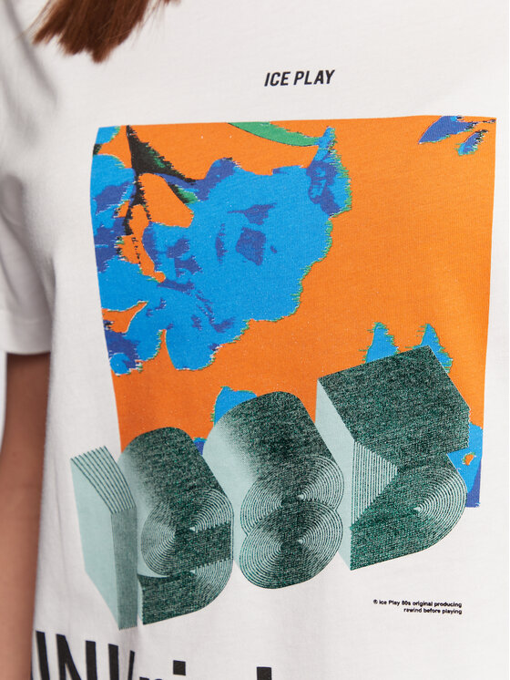 Ice Play Ice Play T-Shirt 23E U2M0 F023 6324 1101 Weiß Regular Fit