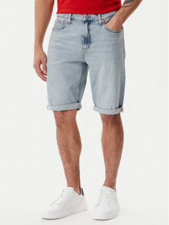 Calvin Klein Jeans Calvin Klein Jeans Farmer rövidnadrág J30J327193 Kék Slim Fit