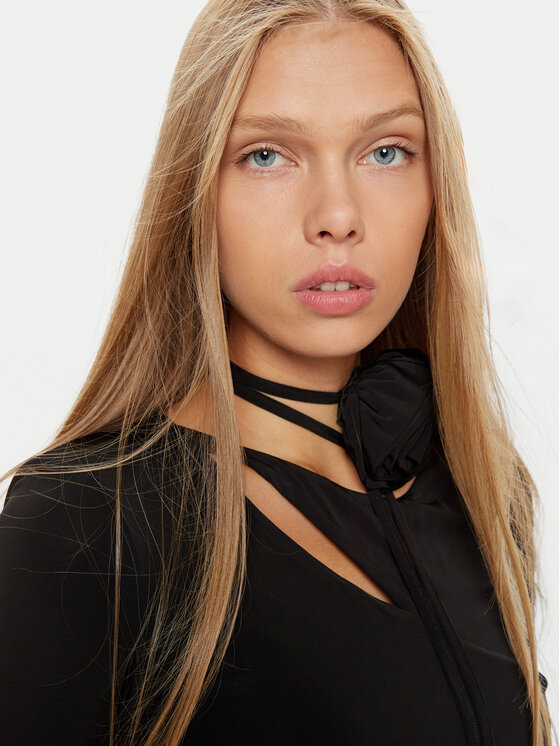 Marella Marella Koktejlové šaty Angelo 2423626052 Černá Slim Fit