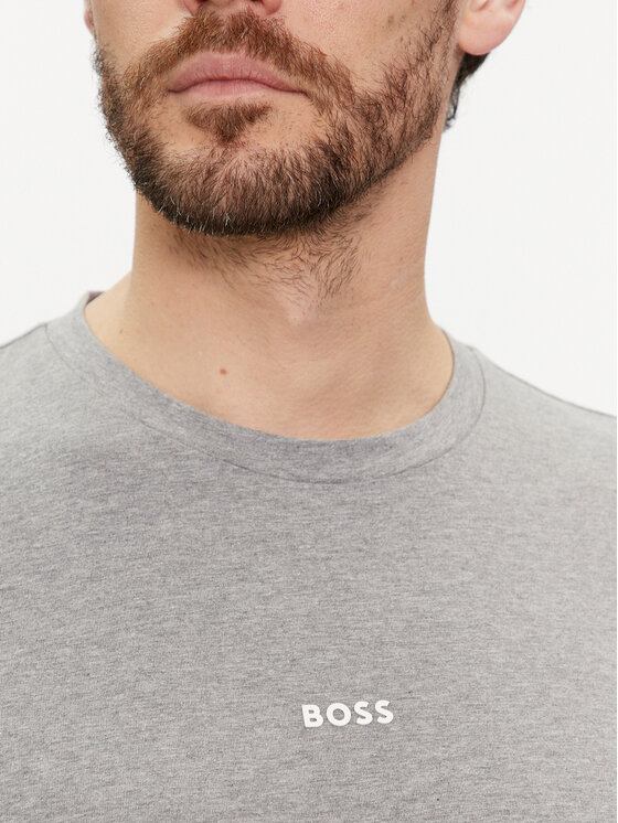 BOSS Boss T-krekls Tchup 50473278 Pelēks Relaxed Fit