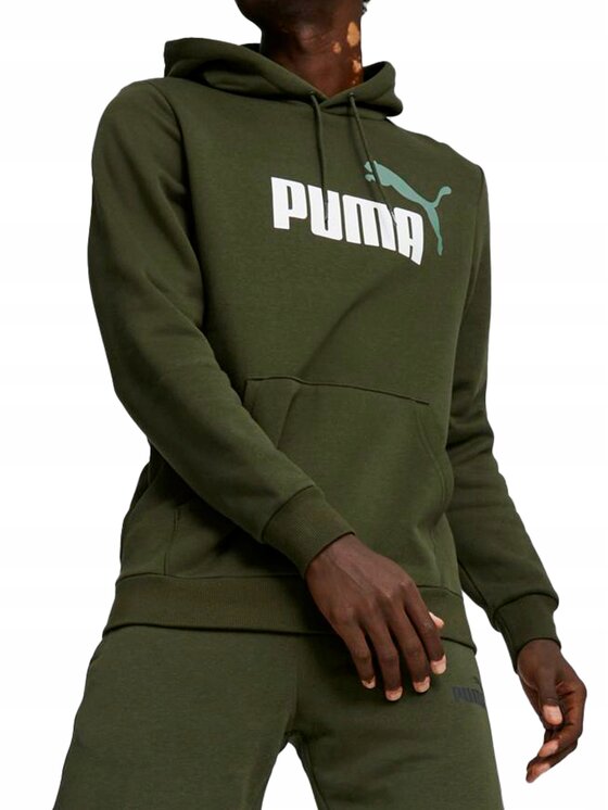 Felpa verde puma sales