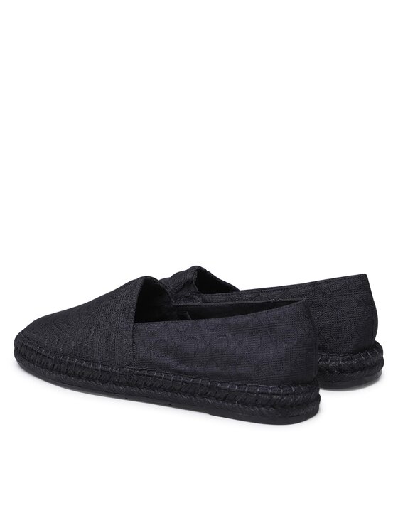 Calvin Klein Calvin Klein Espadryle Espadrille Mono Jq HM0HM00977 Czarny