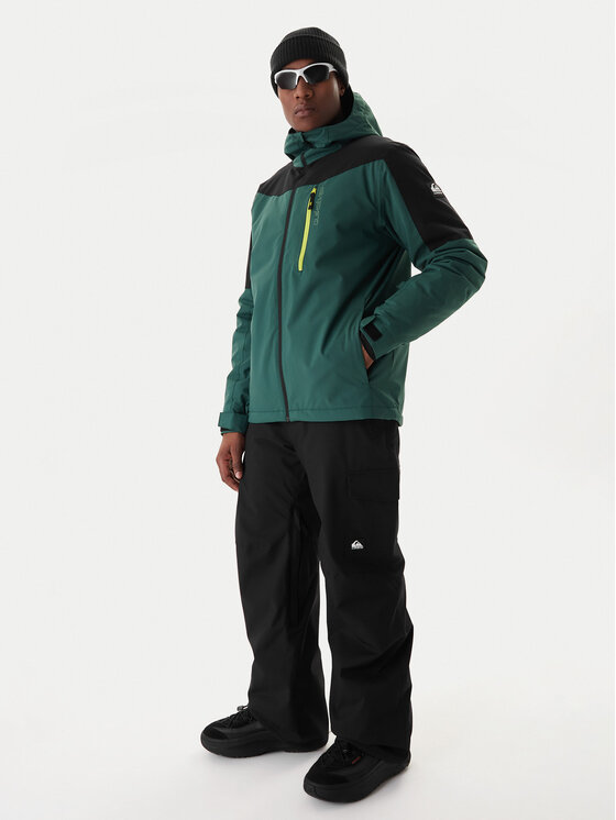 Quiksilver Quiksilver Lumelauajope Titano EQYTJ03513 Roheline Slim Fit