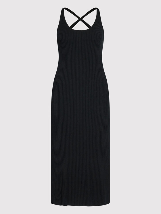 Marella Marella Kleid für den Alltag Stormo 33210422 Schwarz Straight Fit