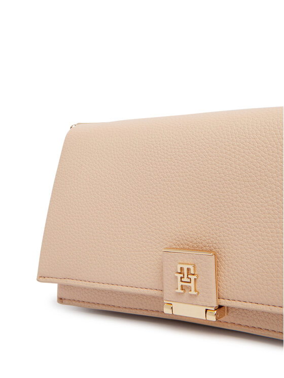 Tommy Hilfiger Tommy Hilfiger Дамска чанта Th Monogram Chain Strap Crossbody Bag AW0AW17403 Розов