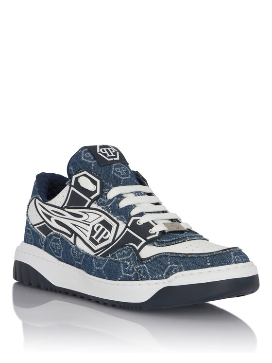 PHILIPP PLEIN PHILIPP PLEIN Sneakersy 29078 Błękitny