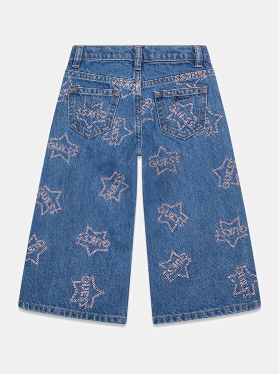 Guess Guess Jeans hlače K6RA06 D45E0 Modra Regular Fit