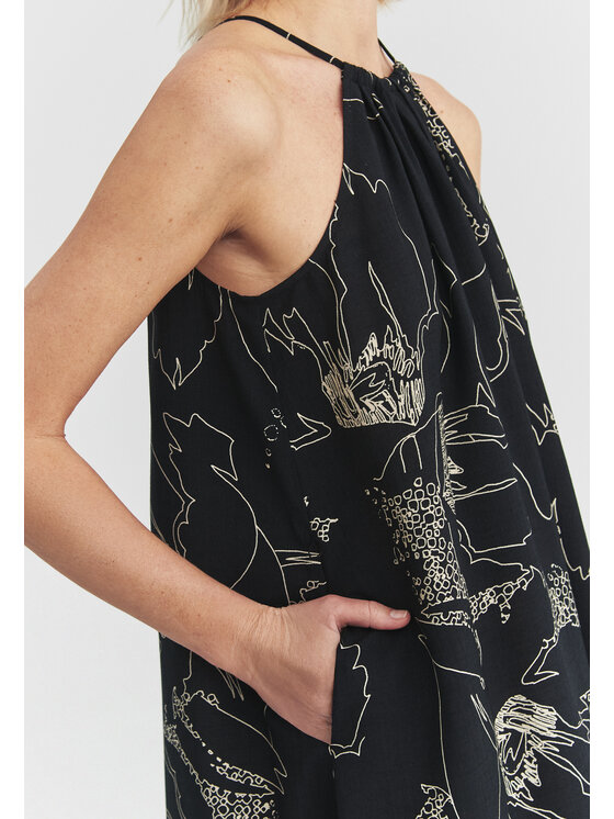 TATUUM TATUUM Každodenní šaty ERISS Černá Loose Fit