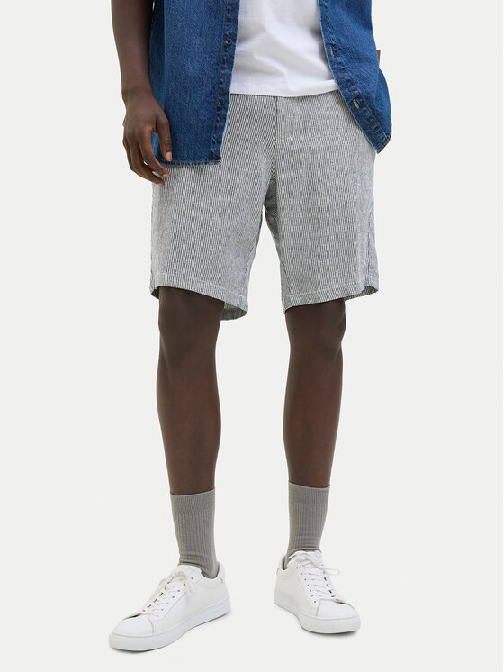 Jack & Jones Jack & Jones Šortky z materiálu Tace Mykonos 12269376 Modrá Tapered Fit