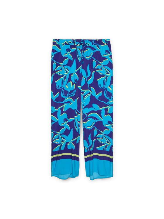 Fiorella Rubino Fiorella Rubino Pantaloni di tessuto P136T004837N0Z4 Turchese Regular Fit