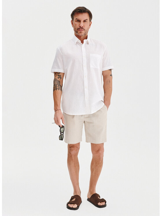 Pako Lorente Pako Lorente Koszula P25SF-1K-003 Biały Regular Fit