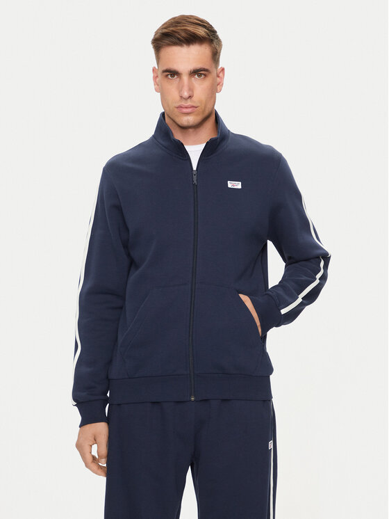 Reebok Reebok Džemperis Classic Court Sport Tape 100202687 Tamsiai mėlyna Regular Fit