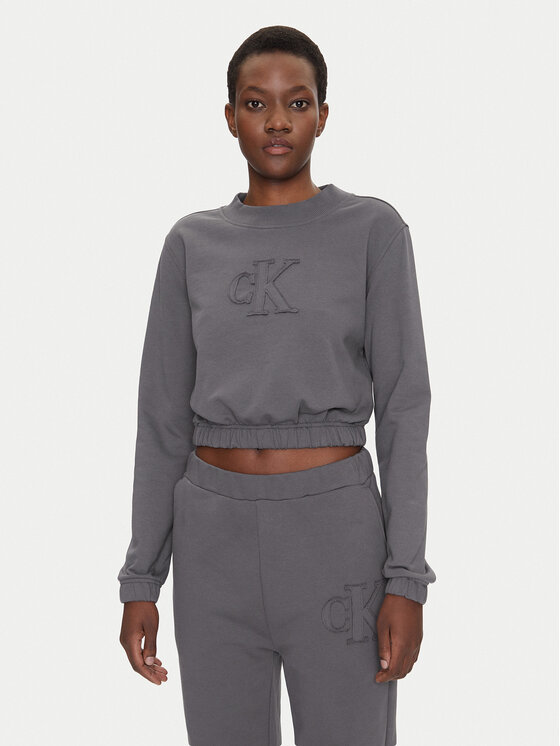 Calvin Klein Jeans Calvin Klein Jeans Mikina J20J225363 Šedá Regular Fit